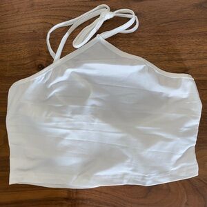 SHEIN Halter Top - White